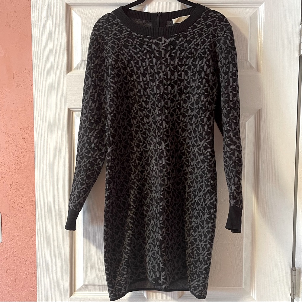 MK Logo knit dress